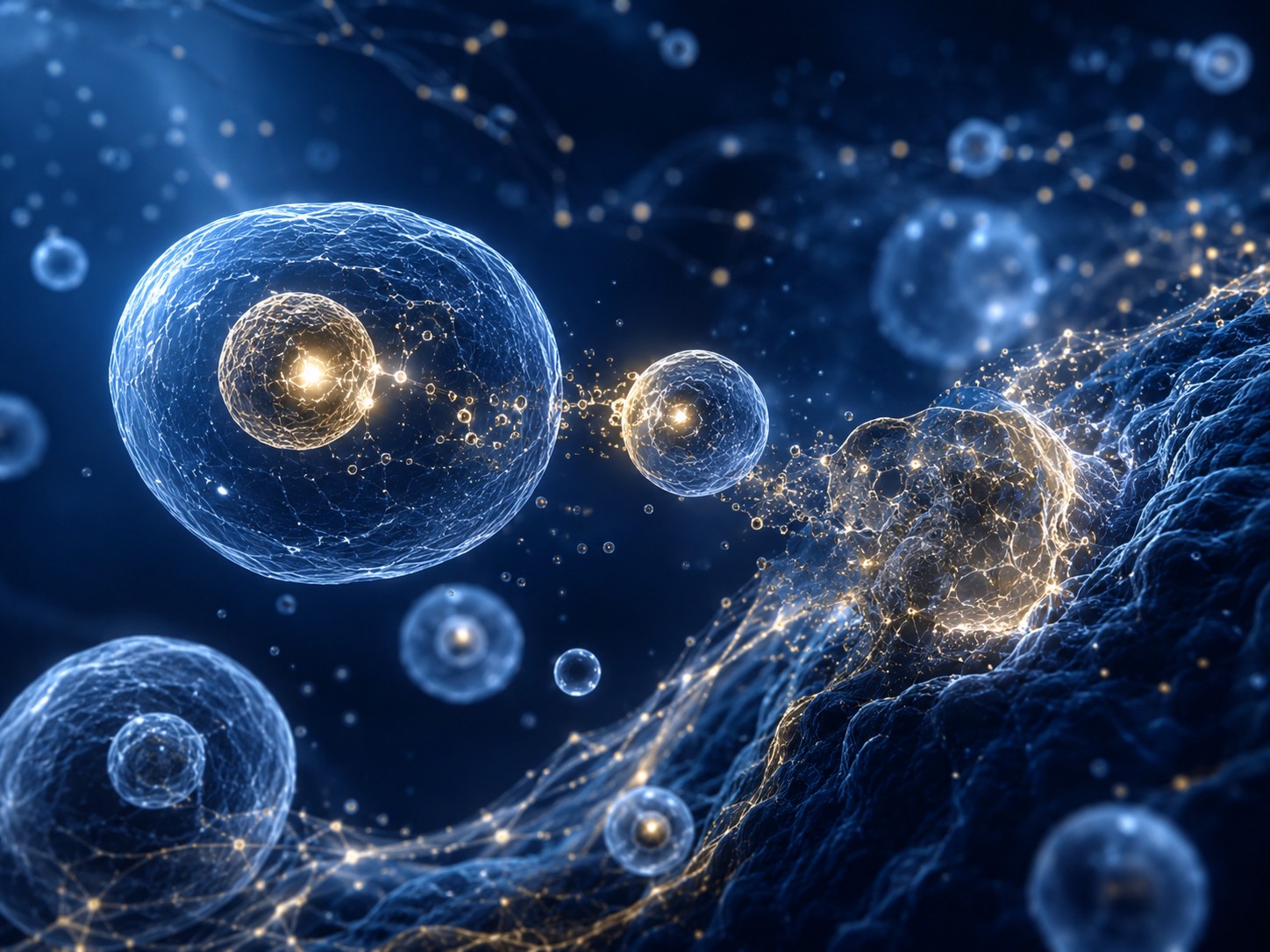 Regenerative Cellular Signaling Illustration