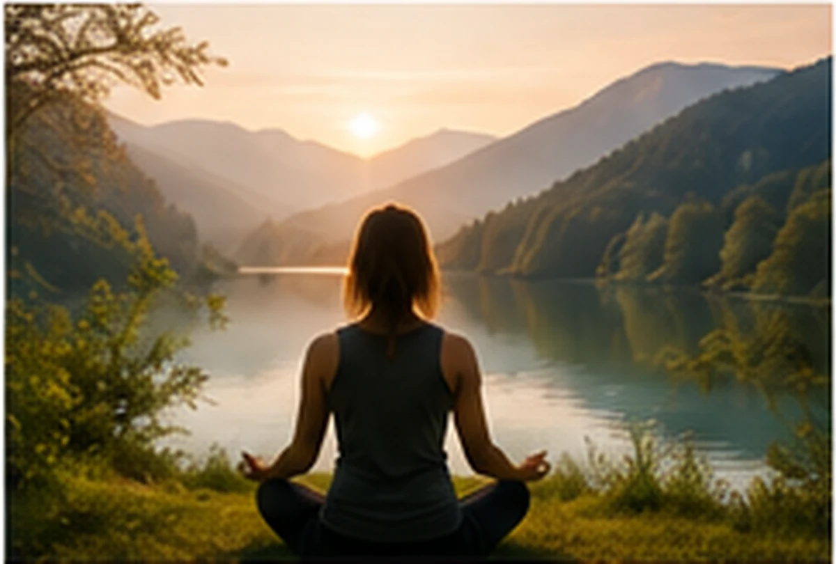 Peaceful Wellness And Reflection Image